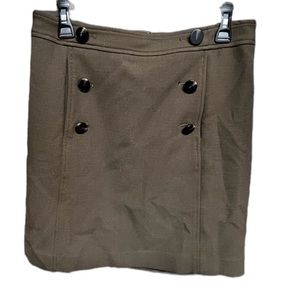 Ann Taylor mini skirt, size 6 fall color Zipper closure NWOT 2 side pockets